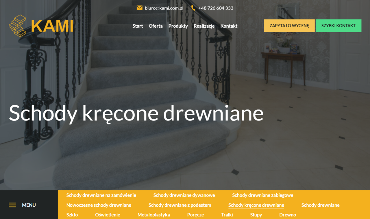 Schody kręcone drewniane w domu jednorodzinnym - zalety i ograniczenia