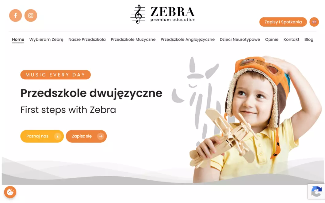 Zrzut ekranu strony